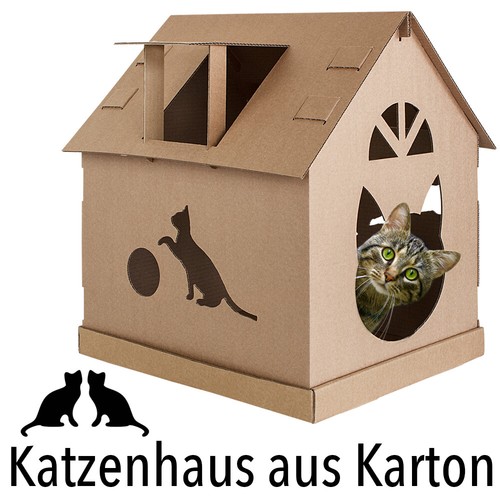 Lit chat maison grotte - chat,