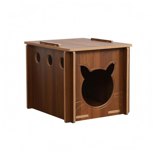 Niche cube bois - cube,