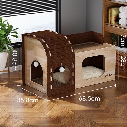 Maisonnette pour chat refuge - pour, chat,
